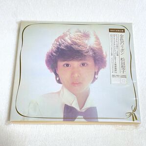 初回生産限定盤 金色のリボン 松田聖子 20P オリジナルフォトブック付き CD アルバム 赤いスイートピー