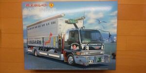  распроданный Aoshima 1/32 4t демонстрационный рузовик круг прекрасный группа известная машина * вода столица круг море производство экспресс * No41. месяц круг новый товар нераспечатанный грузовик ..