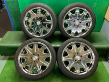 弐 社外 18インチ アルミホイール 18X7.5J +48 PCD114.3 5穴 225/45R18 アルミホイール 23/9 4X508_画像1