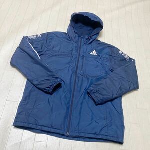 3776☆ adidas アディダス トップス アウター 中綿ジャケット スポーツ カジュアル メンズ XO ネイビー