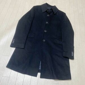 3789☆ THE SUIT COMPANY ザ スーツカンパニー トップス アウター コート メンズ L ネイビー カシミヤ混ん