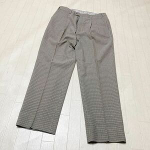 3779☆ dunhill SPORT ダンヒル ボトムス パンツ スラックス ビジネス カジュアル メンズ 92 グレー 柄