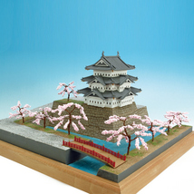 ウッディジョー 木製建築模型 1/150 弘前城 レーザーカット加工_画像1