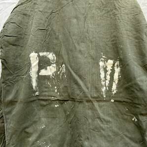 貴重 戦争捕虜 POW プリズナー 40s M-47 ヘリンボーン HBT フィールドジャケット ビンテージ US ARMY VINTAGE PW ステンシル 白 STENCILの画像1