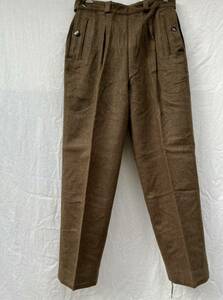 希少 DEAD STOCK 1955年 フランス軍 FRENCH ARMY ウールパンツ TROUSERS 48 XL FOURNIER MARSEILLE サイドボタン グルカ EURO VINTAGE