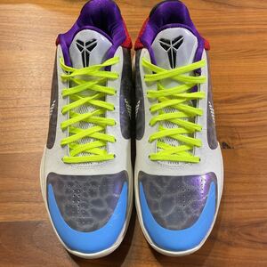 中古美品 ジャンク品 バッシュ 27cm ナイキ NIKE Kobe5 コービーV