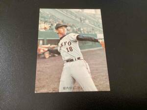 良品　カルビー74年　堀内（巨人）No.233　プロ野球カード
