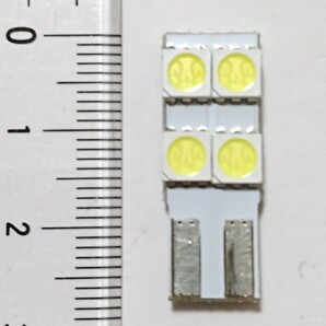 LED T10バルブ 4連 SMD ホワイト 白 片面SMD ルームランプ ウェッジ カーテンシー 6 新品 同梱不可の画像1
