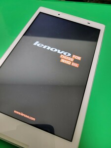 lenovo レノボ タブレット ジャンク品 電源入ります 型式不明。 画面割れ無し。