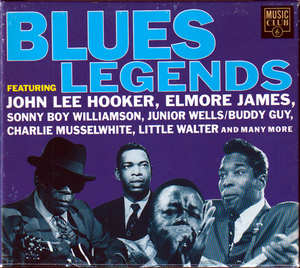 BLUES LEGENDS・JOHN LEE HOOKER、ELMORE JAMES、BLUES HARP BOOGIE / ブルース レジェンド・ペーパーボックス入りＣＤ3枚組 全64曲