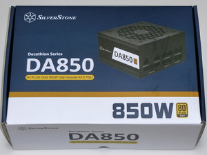 SilverStone 80+ Gold 850W フルモジュラーATX電源 【SST-DA850-G】 中古品