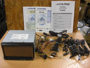 動作確認済 ALPIN アルパイン VIE-X05 AM FM CD DVD SD ipod TV フルセグ 地デジ対応 メモリーナビ 取扱説明書付き 送料安