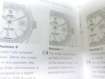 ROLEX ロレックス デイデイト冊子 英語 4点　№2219_画像9