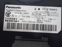 Panasonic　パナソニック　ETC　CY-ET908KD（普通自動車より取り外し）　E0243_画像6