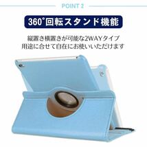 iPad ガラスフィルムセット ケース 7.9インチ　mini4 mini5 液晶保護フィルム 手帳型 カバー 耐衝撃　強い　強化ガラスフィルムセット_画像4