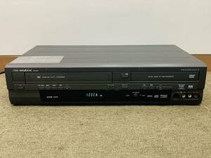 【現状品】 DX BROADREC ビデオ一体型DVDレコーダー DXR160V VHS B-CASカード リモコン付 船井電機 通電確認済み 動作未確認