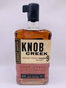 1【未開栓】 KNOB CREEK ノブクリーク 9年 SMALL BATCH スモールバッチ BOURBON WHISKEY バーボン ウイスキー 750ml 50％ お酒