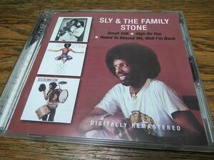 ☆SLY & THE FAMILY STONE　SMALL TALK (74)＋HIGH ON YOU (75)＋HEARD YA MISSED ME, WELL I'M BACK (76)　2CD