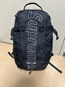 SUPREME シュプリーム リュック 18AW Backpack ブラック 黒色 正規品 バックパック リュックサック かばん 鞄 ストリート 送料無料 即決