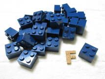 LEGO★正規品 F 30個 2×2 ブロック ダークブルー 紺 同梱可能 レゴ シティ クリエイター エキスパート スターウォーズ スーパーヒーローズ_画像1