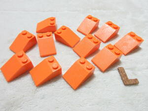 LEGO★L 正規品 12個 スロープ オレンジ 同梱可能 レゴ シティ クリエイター エキスパート フレンズ スポンジボブ エクソフォース