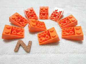 LEGO★N 正規品 逆スロープ オレンジ 同梱可能 レゴ シティ クリエイター エキスパート フレンズ スポンジボブ エクソフォース 北極 南極