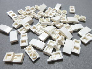 LEGO★108 正規品 48個 白 ラウンド カーブ パーツ 同梱可能 レゴ シティ クリエイター エキスパート 店 ショップ カフェ 食べ物 