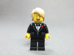 LEGO★306 正規品 街の人 紳士 ミニフィグ 同梱可能 レゴ シティ スーツ姿 タキシード 花婿 パーティ ウェディング 結婚式