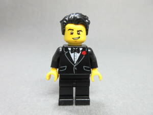 LEGO★312 正規品 街の人 紳士 ミニフィグ 同梱可能 レゴ シティ スーツ姿 タキシード 花婿 パーティ ウェディング 結婚式