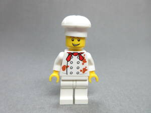 LEGO★354 正規品 新プリント コックさん ミニフィグ 同梱可能 レゴ シティ レストラン 食堂 厨房 料理 食べ物 コック 料理人