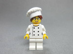 LEGO★356 正規品 パティシエ ミニフィグ 同梱可能 レゴ シティ レストラン 食堂 厨房 料理 食べ物 コック 料理人 ケーキ スイーツ パン