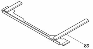 マキタ makita 18V １２５ｍｍ 充電式 マルノコ HS471D 用 サブベース 165721-2 部品 修理 パーツ 丸のこ 丸鋸 丸ノコ 建築 大工 造作