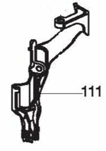 MAX マックス スーパーネイラ HN-65N4(D)-R 用 コンタクトノーズユニット (65N4) No.111(HN70589) 部品 修理 補給 パーツ 釘打機 高圧