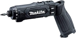 マキタ makita 7.2V 充電式 ペンドライバドリル 本体のみ 黒 DF012DZB ペン型 ペン ドライバ ドリル 電設 電工 電気 内装 工事 DIY