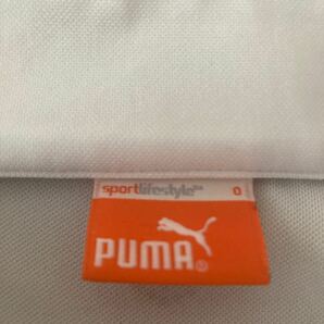 美品 PUMA プーマ チェック スタンドカラー 長袖ゴルフシャツ O(LL) メンズゴルフウェア 長袖シャツ の画像4