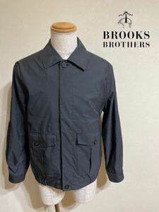 [ superior article ] BROOKS BROTHERS Brooks Brothers blouson jumper jacket size S long sleeve charcoal gray 