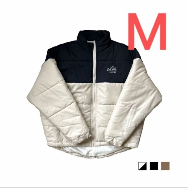 【M】kaoyorinakami panel blouson ivory