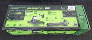 greenworks　グリーンワークス 80V 充電式トリマー ブロワー セット 草刈り機 コストコ