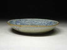 緑屋f■ 中国古玩　新渡　染付　小皿　唐物　古陶磁器　 　12n/12-412/29-7#60_画像3