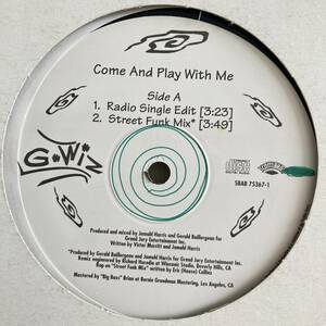 G-Wiz - Come And Play With Me 12 INCH