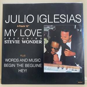 Julio Iglesias Featuring Stevie Wonder - My Love 12 INCH