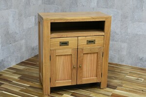 PB3LK98 natural modern cabinet W70cm sideboard minti natural wood hand made drawer storage telephone stand display shelf living board 