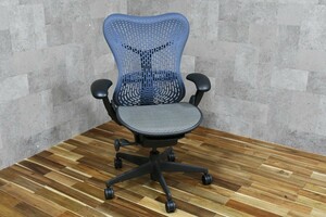 PB4AK19a ハーマンミラー Herman Miller ミラチェア Mirra オフィスチェア 回転昇降椅子 デスクチェア 可動肘 メッシュ 事務椅子