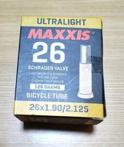 Maxxis【マキシス】Ultralight チューブ 26 1.90/2.125 米（Schrader）