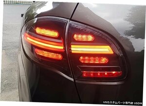 右ハンドル、日本光軸仕様 LEDリアライトテールランプダークレッドカラー2011-2014SNポルシェカイエン用 LED Rear Light Tail Lamp dark r