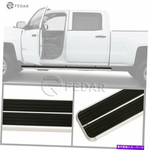 Nerf Bar シボレーシルバラード/GMCシエラピックアップクルーキャブ2007-2016のネルフバー Nerf Bar For Chevy Silverado/GMC Sierra Pick