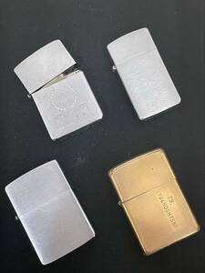 #13029 ZIPPO まとめ 4本　中古保管品　3本着火確認OK　1本ジャンク　コレクター アンティーク