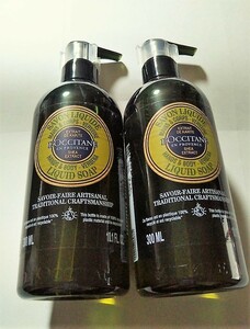 2本！LOCCITANE/300mlポンプ式を２本◆ロクシタン LOCCITANE ヴァーベナハンド&ボディソープ300ml×２本◆ヴァーベナの爽やかな香り♪新品