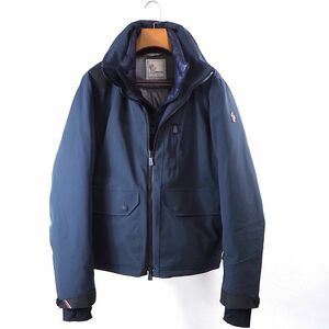 1円〜 モンクレール MONCLER 3-YL153 希少サイズ6 国内正規 グルノーブル ダウンジャケット メンズ ネイビー