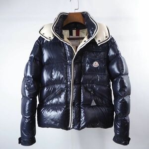 1円〜 国内正規 モンクレール MONCLER 3-YL125　希少サイズ4 ブランソン　ダウンジャケット メンズ ネイビー